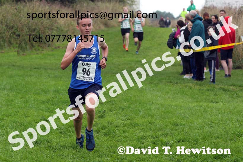 Mens and Womens under-17s, 2021 Farringdon Open Cross Country, Sunderland . Photo: David T. Hewitson/Sports for All Pics